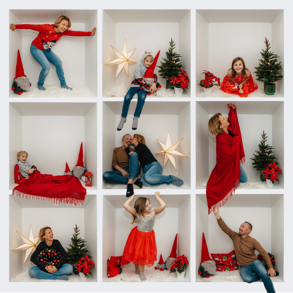 Weihnachtsshooting Hollabrunn, Weihnachtsfotos Familie,